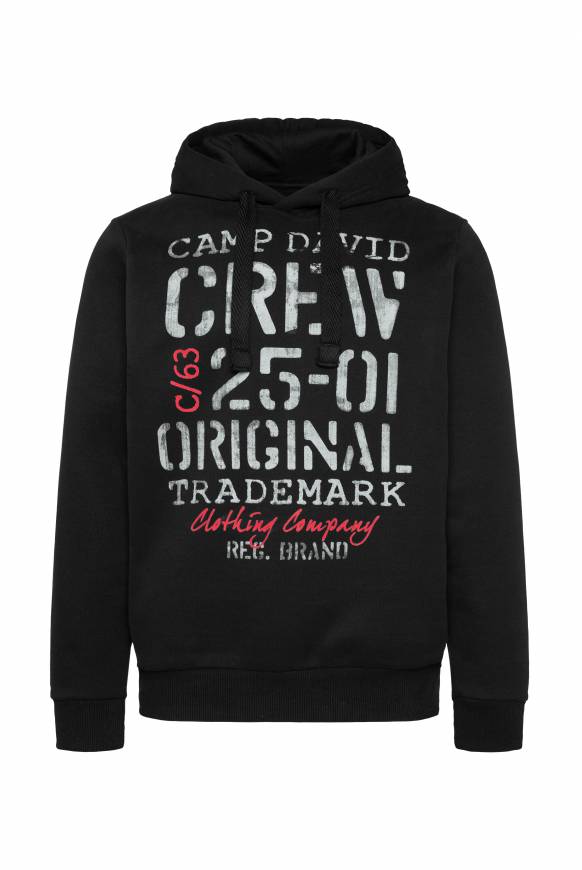 Soccx Kapuzensweatshirt mit Used Print black Heißer Verkauf