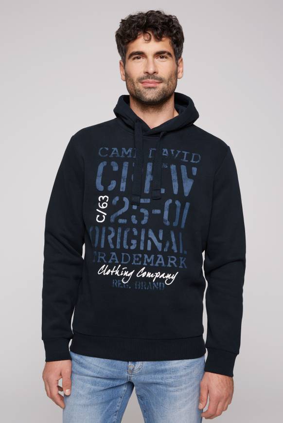 Soccx Kapuzensweatshirt mit Used Print blue navy Top Angebot