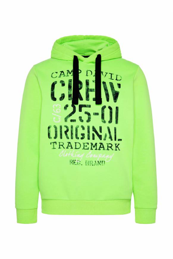 Soccx Kapuzensweatshirt mit Used Print neon green Neueste Mode