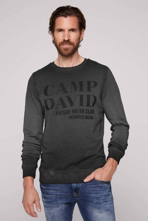 Soccx Sweatshirt mit Vintage Print black Tägliche Deals