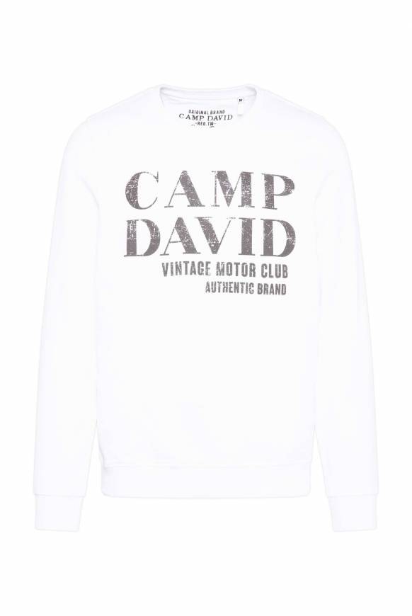 Soccx Sweatshirt mit Vintage Print opticwhite Sonderangebote