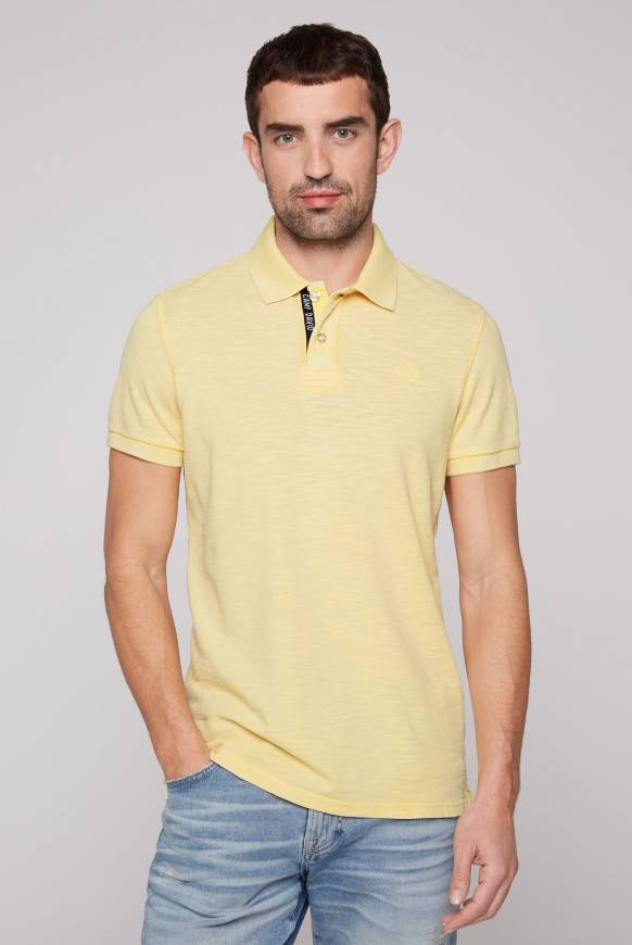 Soccx Kurzarmpolo aus Pikee mit Logostick sun Rabatt