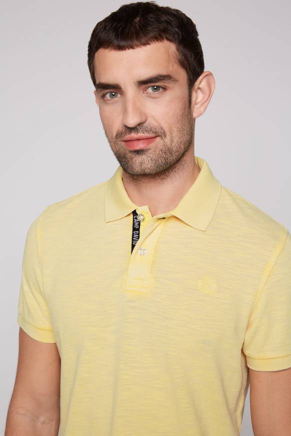 Soccx Kurzarmpolo aus Pikee mit Logostick sun Rabatt