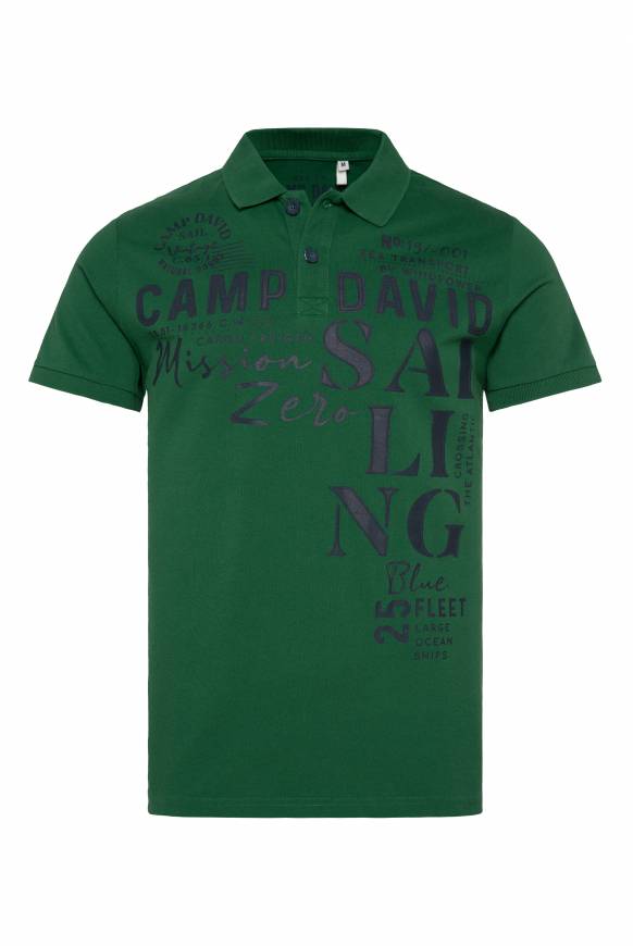 Soccx Pikee-Poloshirt mit Sailing Print raw green Preisnachlass