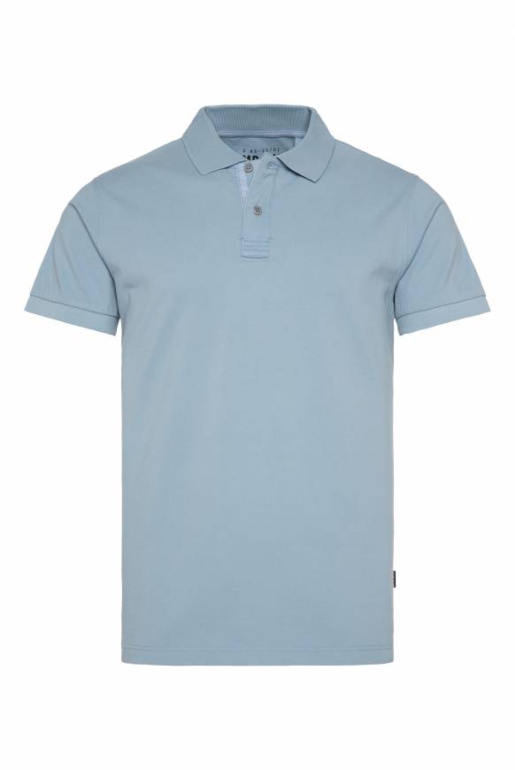 Soccx Basic Pikee-Polo mit Trikotkragen new blue Black Friday
