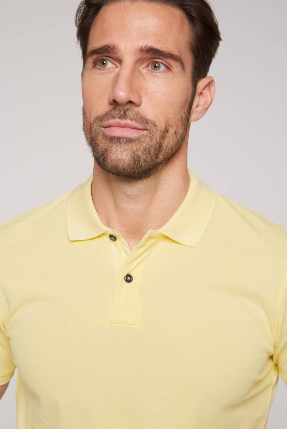 Soccx Basic Pikee-Polo mit Trikotkragen sun Osterangebot