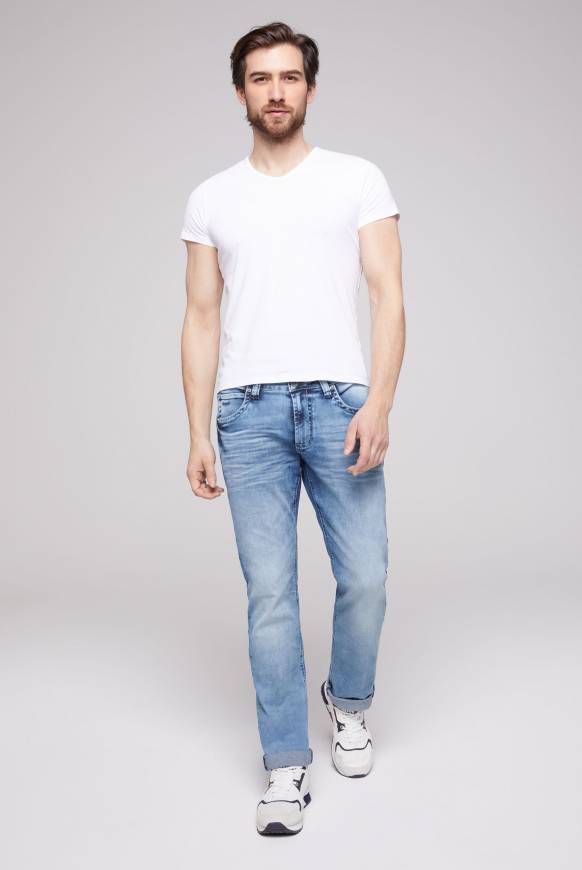 Soccx Jeans NI:CO Regular Fit mid blue used Räumungsverkauf