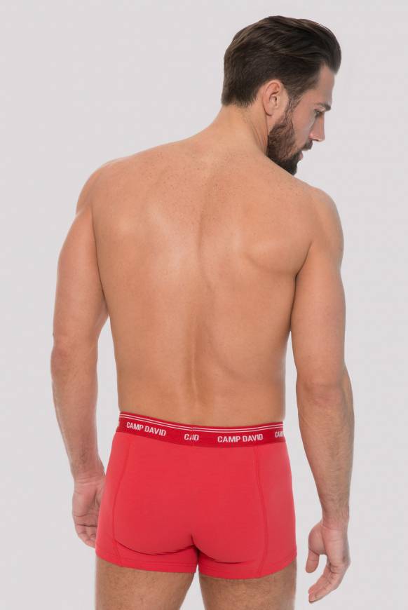 Soccx Boxershorts mit Logo-Bund lobster red Nur noch ein Tag übrig