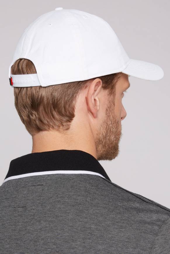 Soccx Base Cap mit Label Patch opticwhite Riesige Rabatte