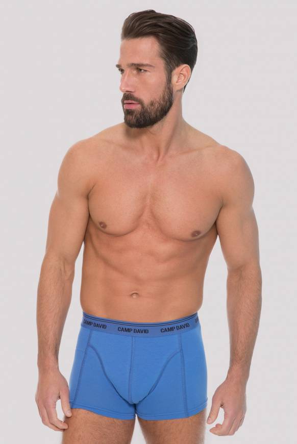 Soccx Boxershorts mit Logo-Bund deep sky 50% Rabatt mit kostenlosem Versand