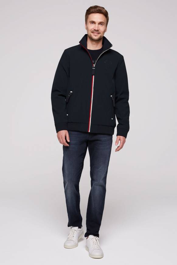 Soccx Softshelljacke im Blouson-Stil mit Artworks blue navy Günstig kaufen