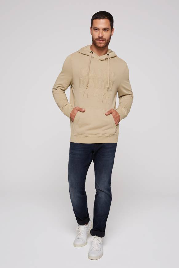 Soccx Hoodie mit tonigem Logo Artwork tan Begrenzte Freigabe