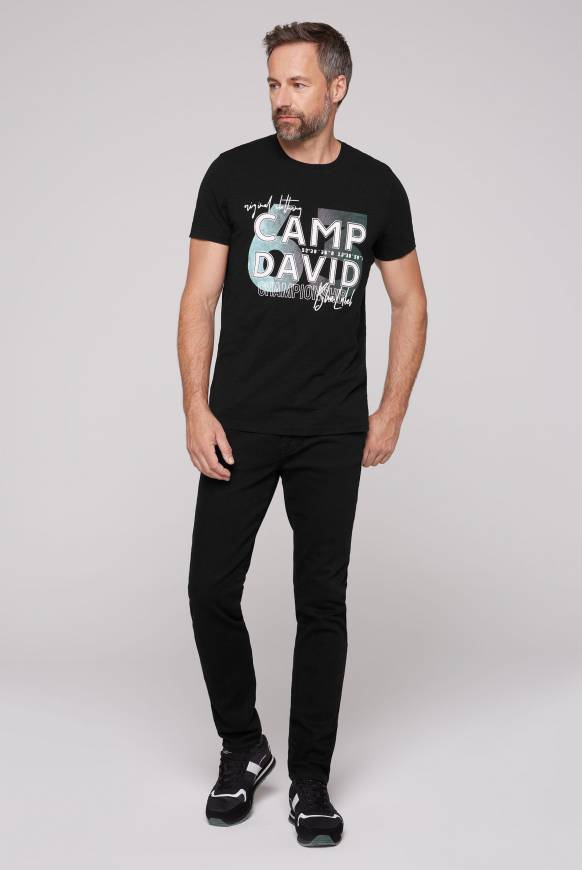 Soccx T-Shirt mit Rubber Print black M Angebote
