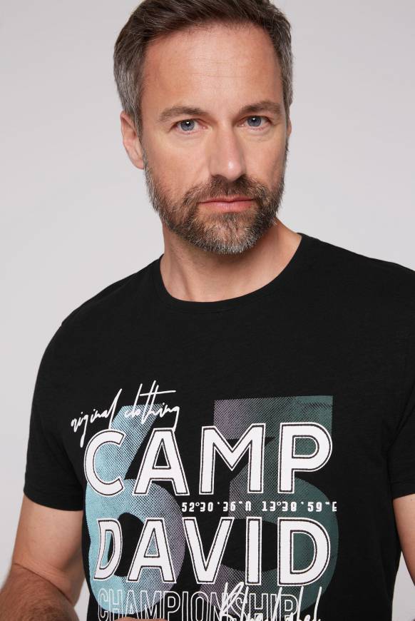 Soccx T-Shirt mit Rubber Print black M Angebote