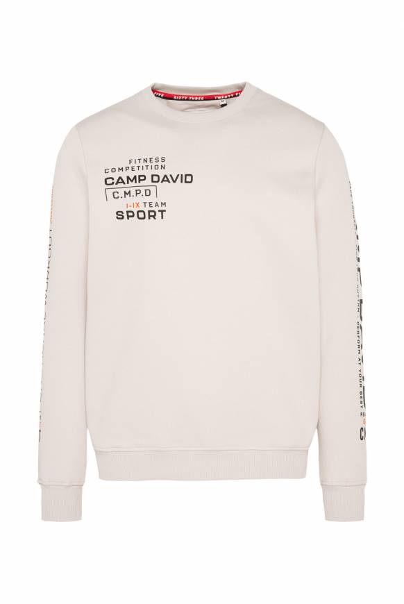 Soccx Sweatshirt mit Label Prints shell Limitierter Zeitrabatt