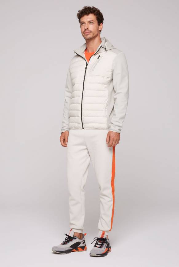 Soccx Softshelljacke im Materialmix mit Kapuze shell Begrenztes Angebot