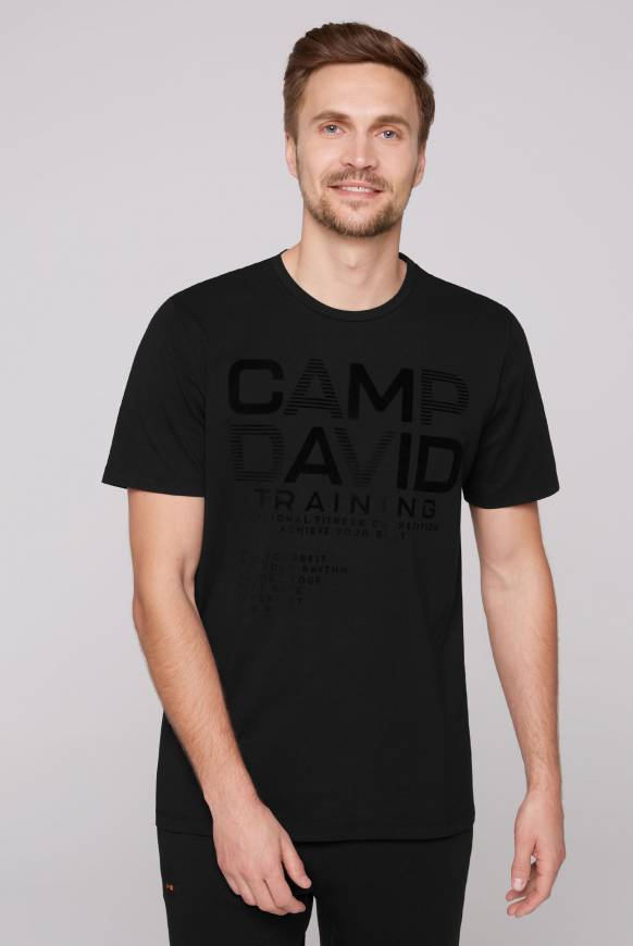 Soccx Sport-T-Shirt mit Artworks black Online Shopping