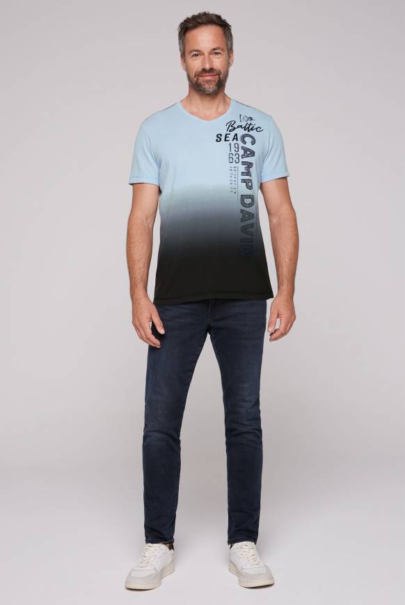 Soccx T-Shirt Dip Dye mit senkrechtem Logo Artwork black Zeitlich begrenztes Angebot