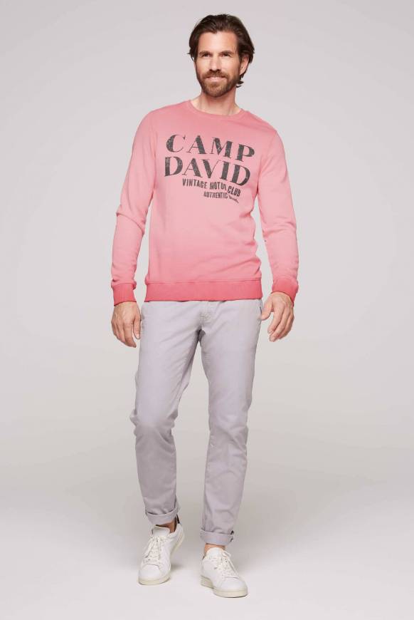 Soccx Sweatshirt mit Vintage Print sunrise Im Verkauf