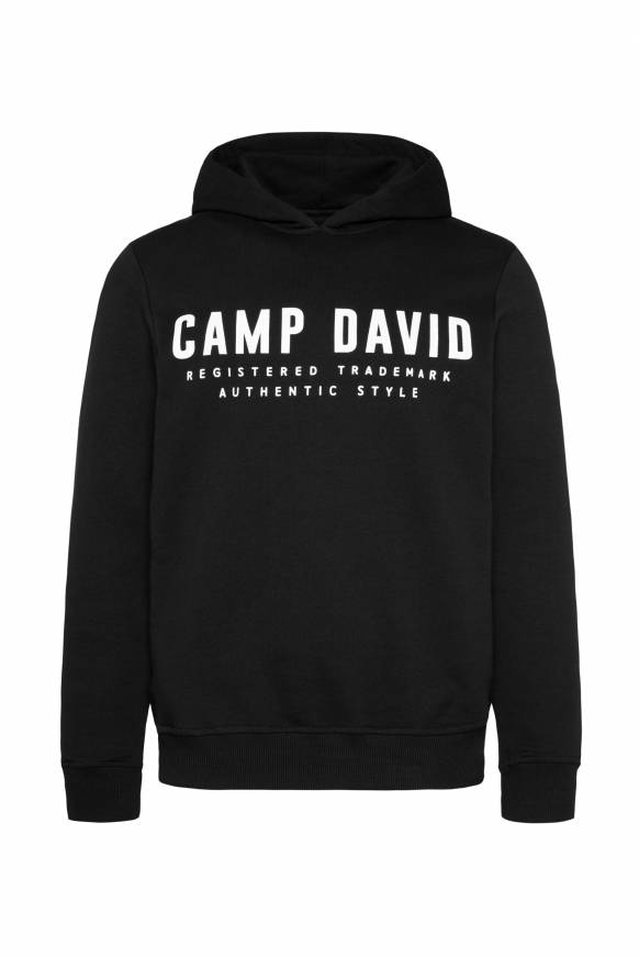 Soccx Basic Hoodie mit Logo Print black Begrenztes Angebot