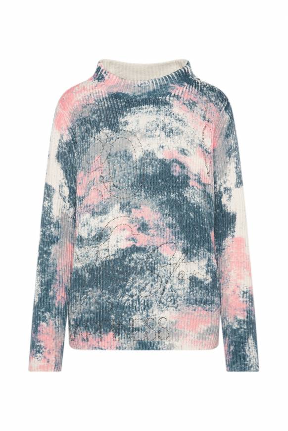 Soccx Rippstrickpullover mit All Over Print cold grey Bestseller