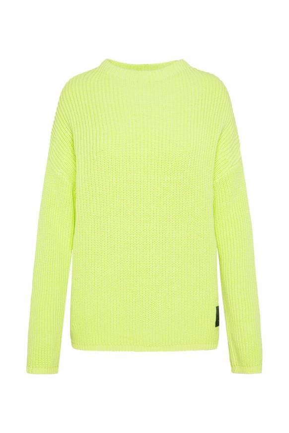 Soccx Rippstrickpullover Stone Washed yellow lime Nur für heute