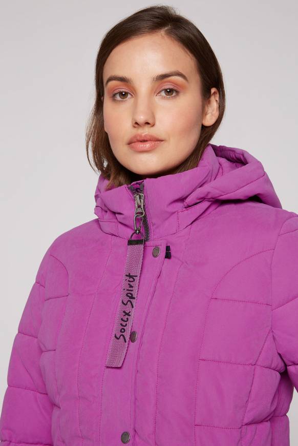 Soccx Peached Parka mit abtrennbarer Kapuze iced berry Clearance-Verkauf