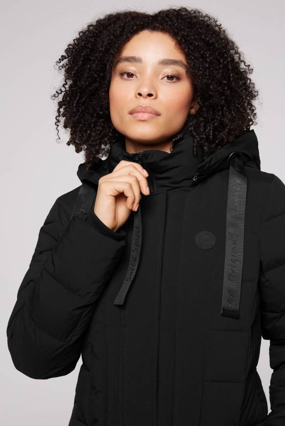 Soccx Puffer-Jacke mit abtrennbarer Kapuze black Black Friday Preise