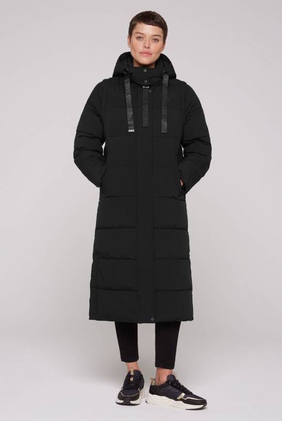 Soccx 2-in-1 Puffer Coat und Weste black Outlet
