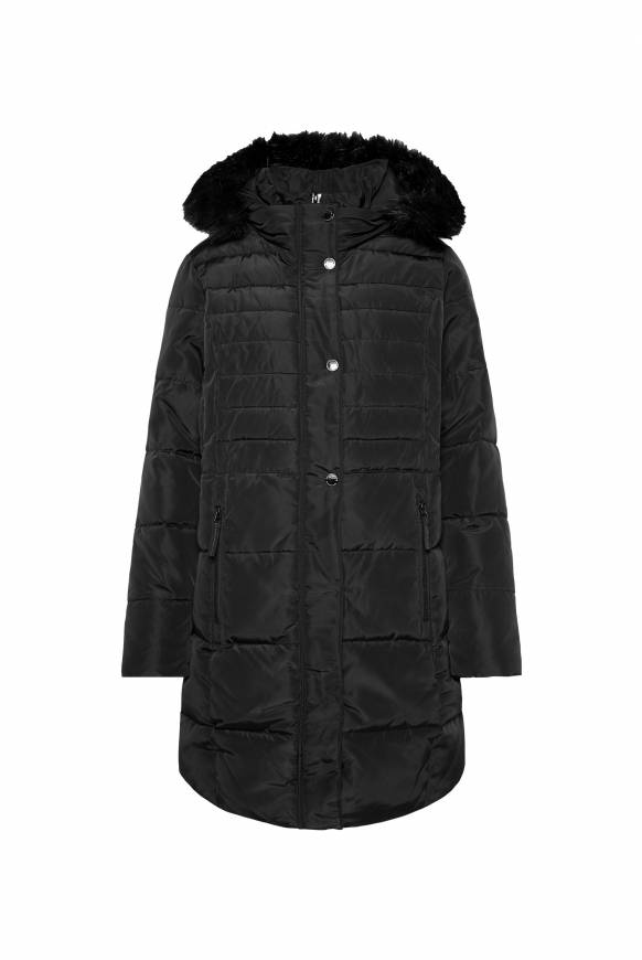 Soccx Stepp-Parka mit abtrennbarer Kapuze und Kunstfell black Angebote
