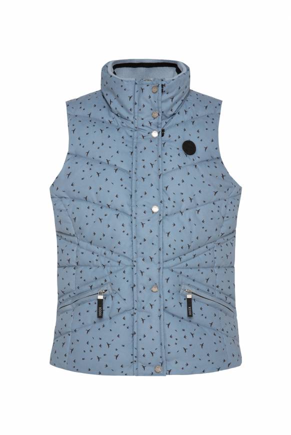 Soccx Steppweste mit filigranem All Over Print cool grey Hotsell