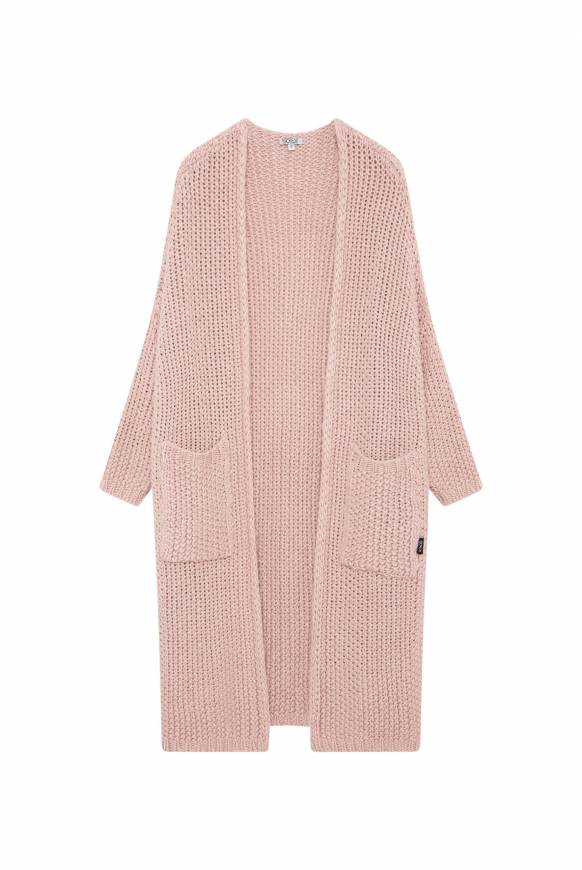 Soccx Langer Cardigan mit Perlmuster rose blush Cyber Monday