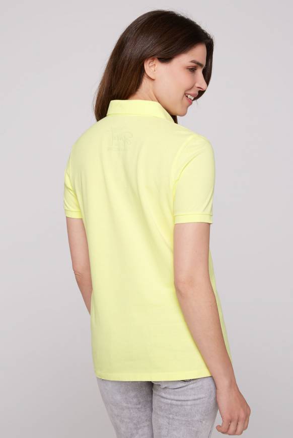 Soccx Poloshirt aus Pikee mit Glitter Print sunlight Cyber Monday