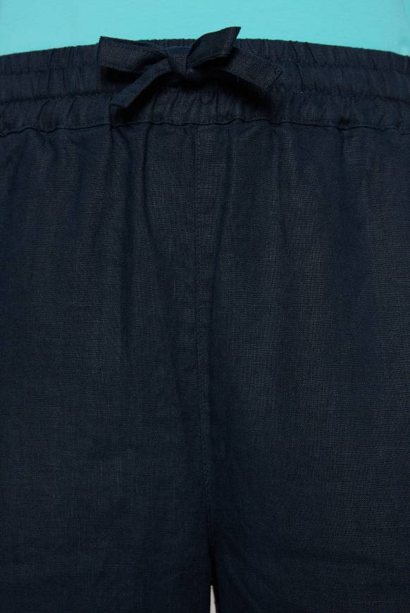 Soccx Culotte aus Leinen mit Elastikbund blue navy Zeitlich begrenztes Angebot