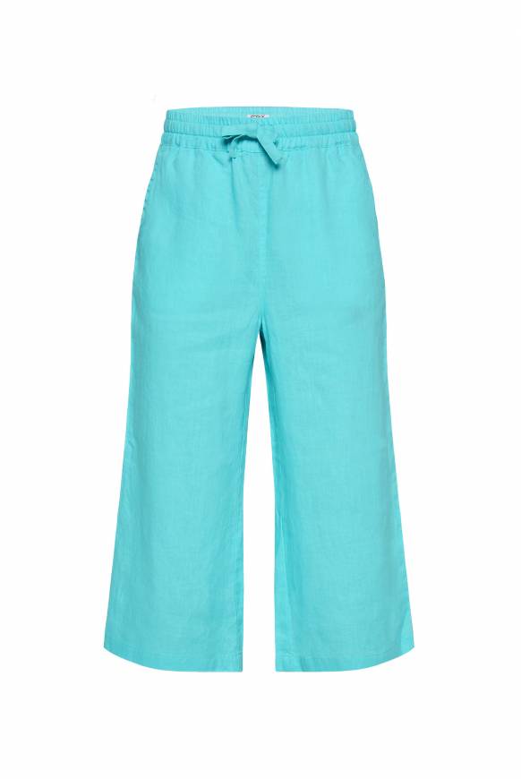 Soccx Culotte aus Leinen mit Elastikbund lagoon blue Exklusive Angebote