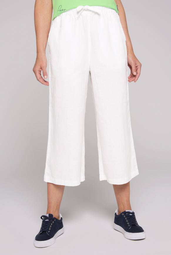 Soccx Culotte aus Leinen mit Elastikbund opticwhite Blitzangebot