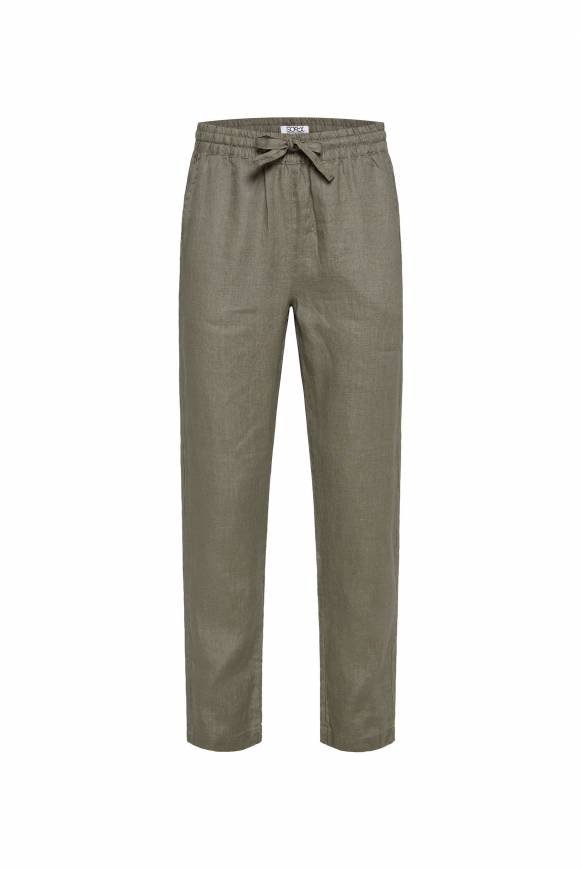 Soccx Klassische Leinenhose mit Elastikbund desert olive XXXL Neuheiten