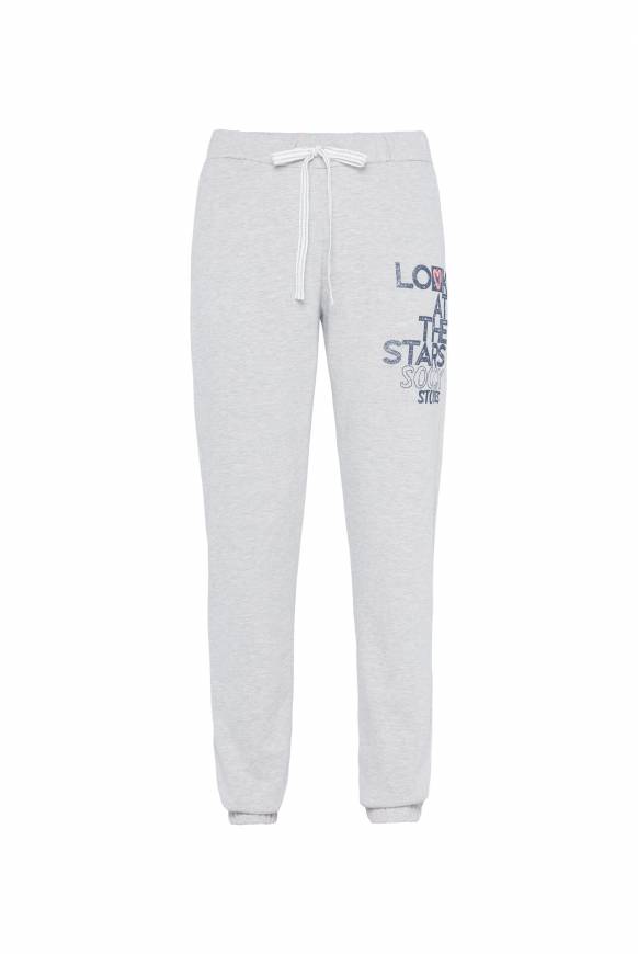 Soccx Sweathose mit Glitter Print grey melange XXL Kauf eins, bekomm eins gratis