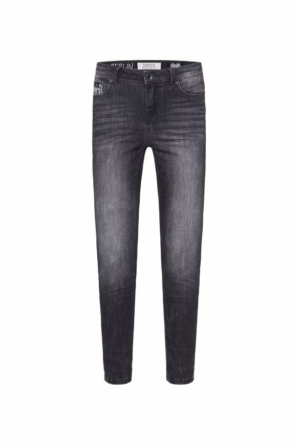 Soccx Jeans MI:RA Slim Fit black vintage Sonderangebote