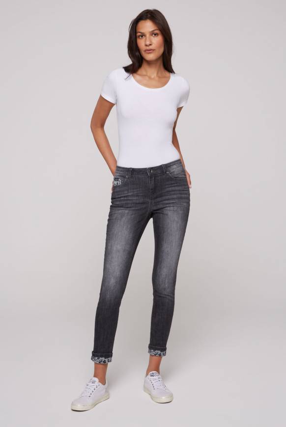Soccx Jeans MI:RA Slim Fit black vintage Sonderangebote