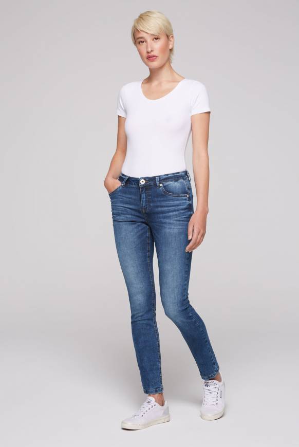 Soccx Jeans MI:RA Slim Fit blue vintage Tiefpreis
