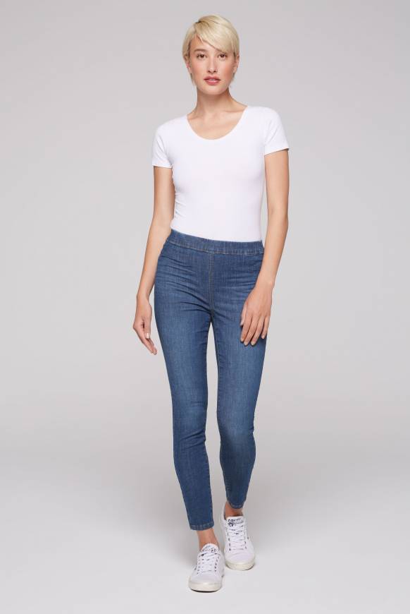 Soccx Jeggings PI:A Skinny Fit blue used Super Sparpreis