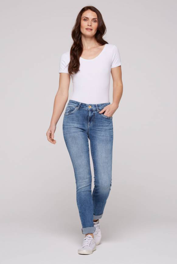 Soccx Jeans RO:MY Regular Fit blue vintage Begrenzte Freigabe