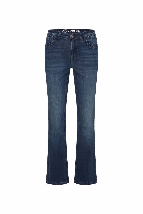 Soccx Flared Jeans PA:LA Regular Fit deep sea Bis zu 65% Rabatt