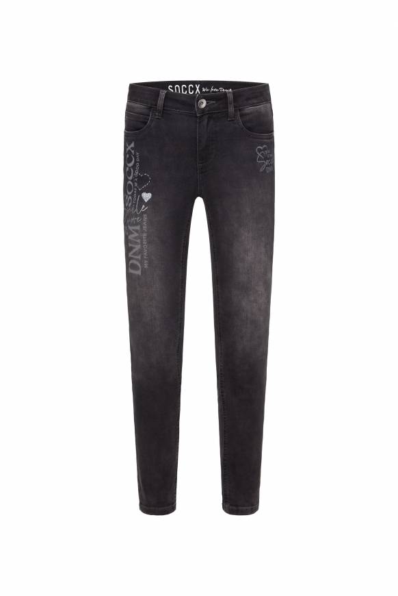 Soccx Jeans MI:RA Slim Fit jogg grey printed Vierteljährliche Förderung