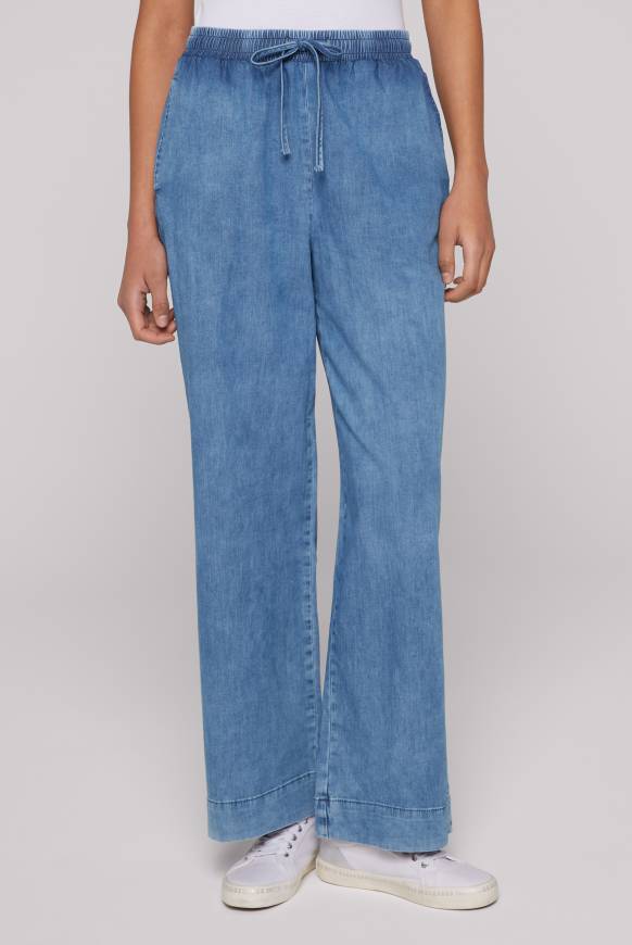 Soccx Wide Leg Jeans authentic blue Discount Store für neue Produkte