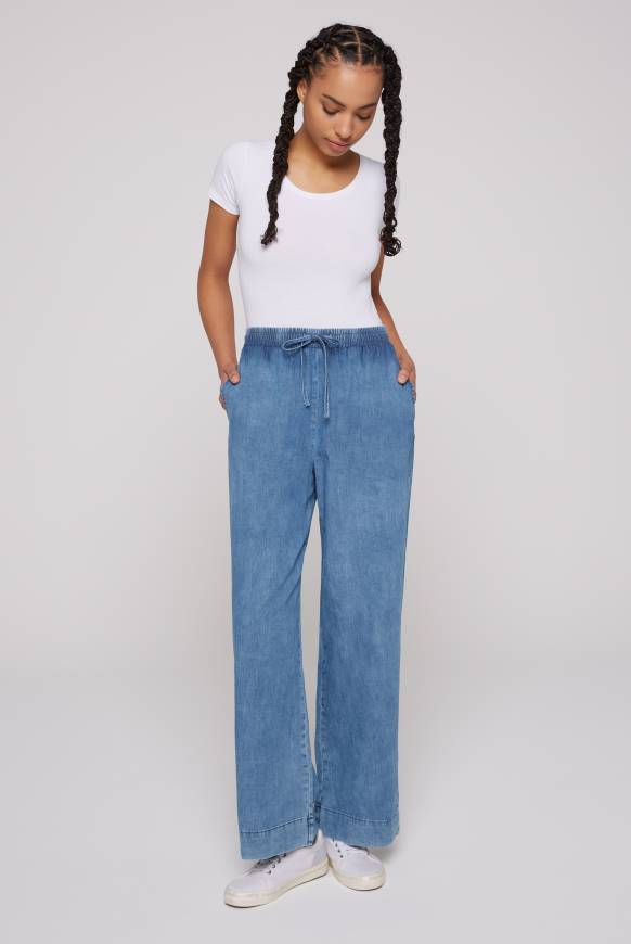 Soccx Wide Leg Jeans authentic blue Discount Store für neue Produkte