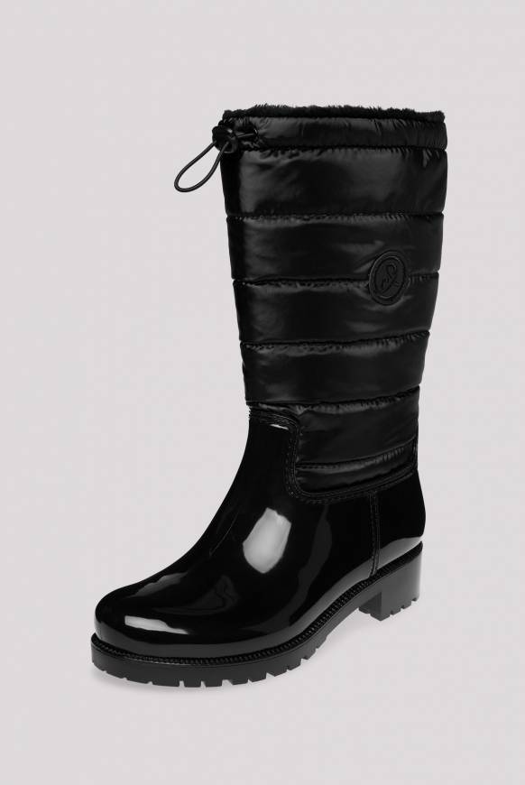 Soccx Gefütteter Gummistiefel mit Steppschaft black Super Rabatt