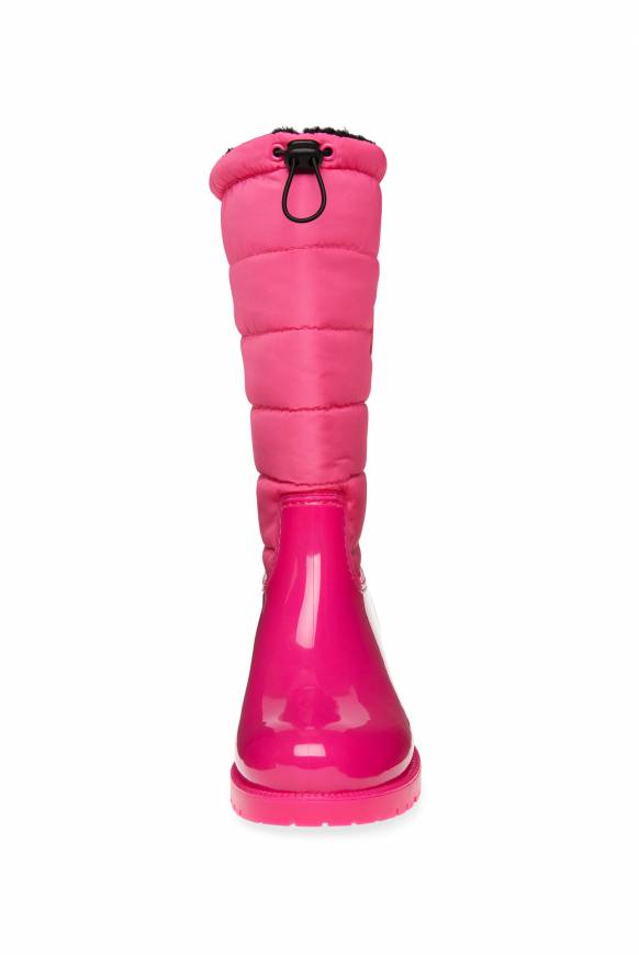 Soccx Gefütteter Gummistiefel mit Steppschaft neon pink 50% Rabatt mit kostenlosem Versand
