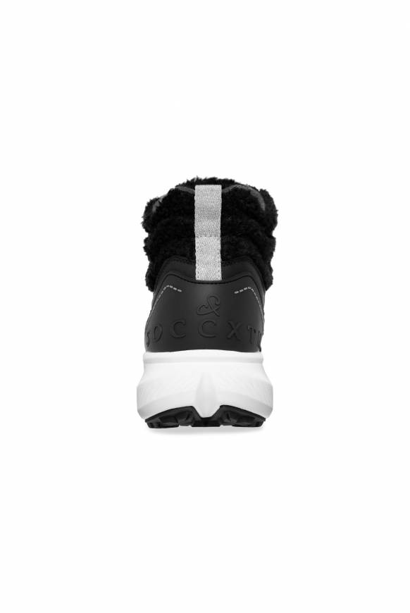 Soccx High Top Sneaker mit Kunstfell-Details black Clearance-Verkauf